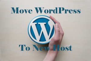 move wordpress blog to new host manually